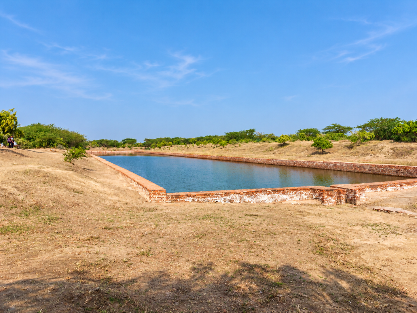 Brick Reservoir in a Semi-Arid Landscape